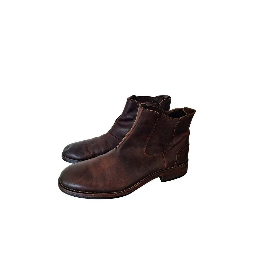 Wolverine 1000 Mile Montague Dark Brown Leather Chelsea Boots Mens 8.5 D W05452